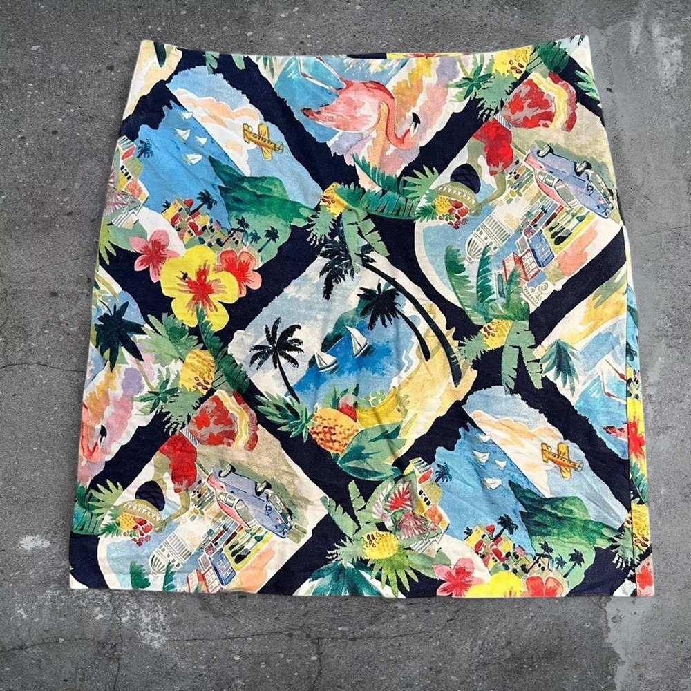 tropical mini skirt coastal vacation cruise resort preppy country club
